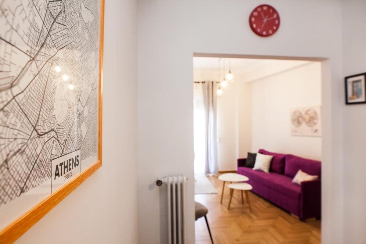 Contemporary Stylish Apartment Located Near Metaxourgeio Area Athen Eksteriør billede
